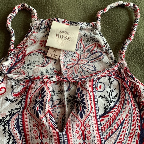 Knox Rose paisley tank top. Size medium - Picture 4 of 5